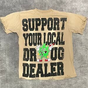 Rockstar 420 Distressed Graphic Tee